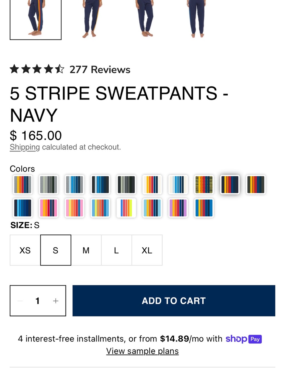 Aviator nation $400 set Charcoal Hoodie & Jogger Set with Rainbow Stripe - Picture 14 of 14